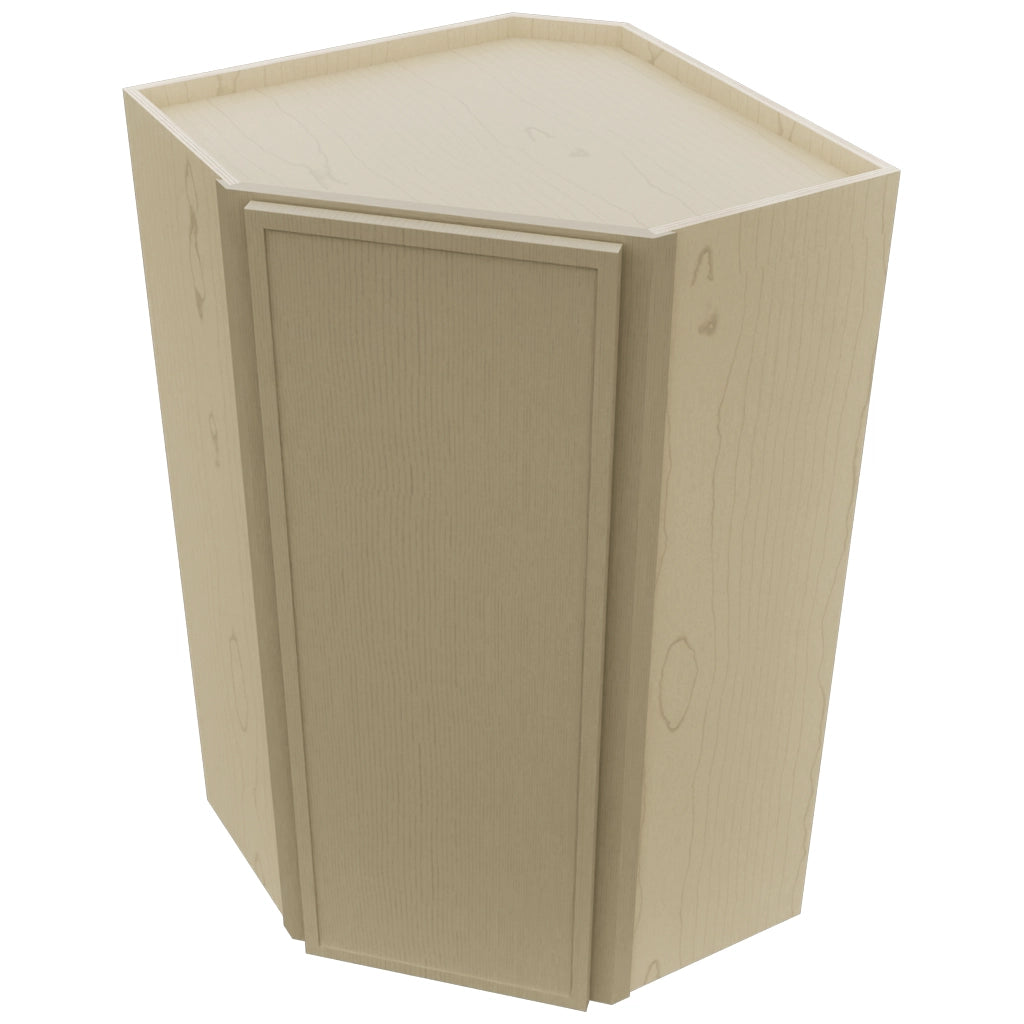 Fabuwood Luna Desert Oak WDC2442 Wall Corner Diagonal Cabinet, Top View