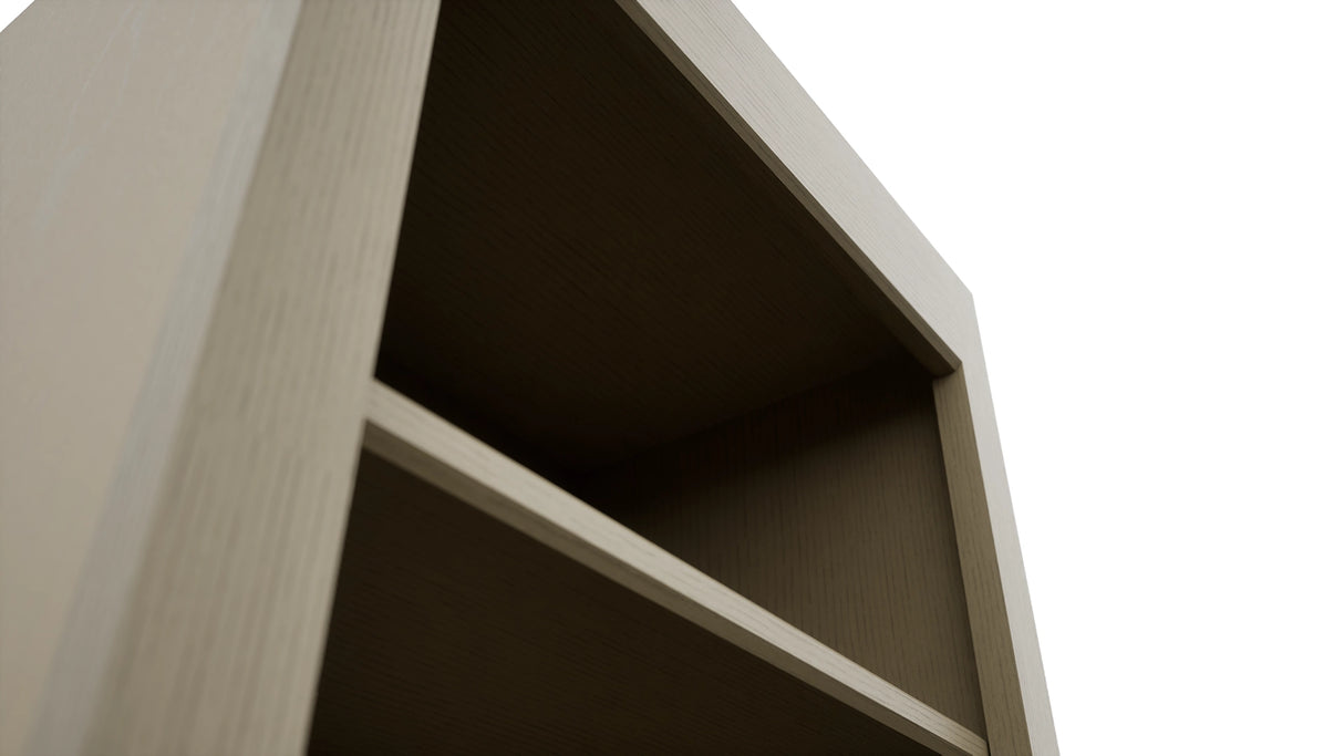 Fabuwood Luna Desert Oak WOS1842 Wall Open Shelf, Detail View