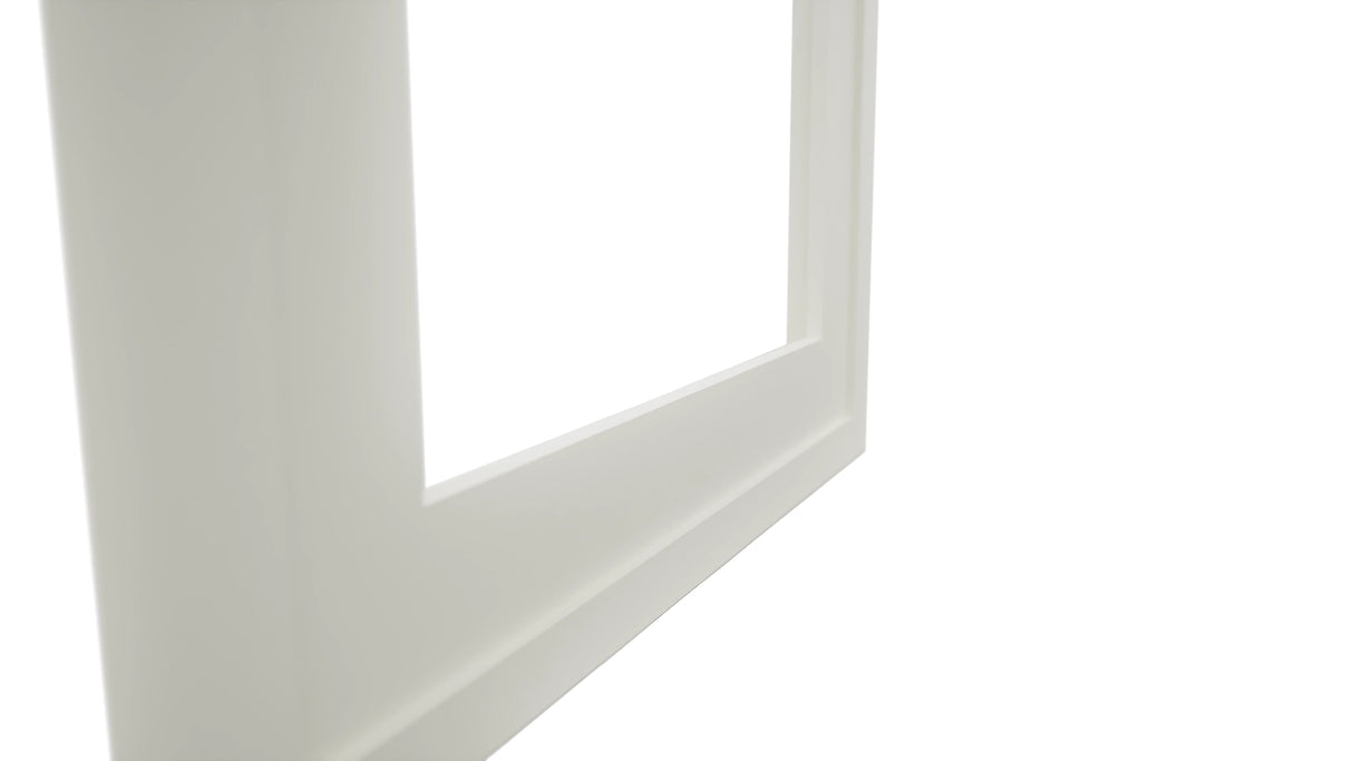 Fabuwood Luna Dove DS DFG1536 Wall Prepped Door, Detail View