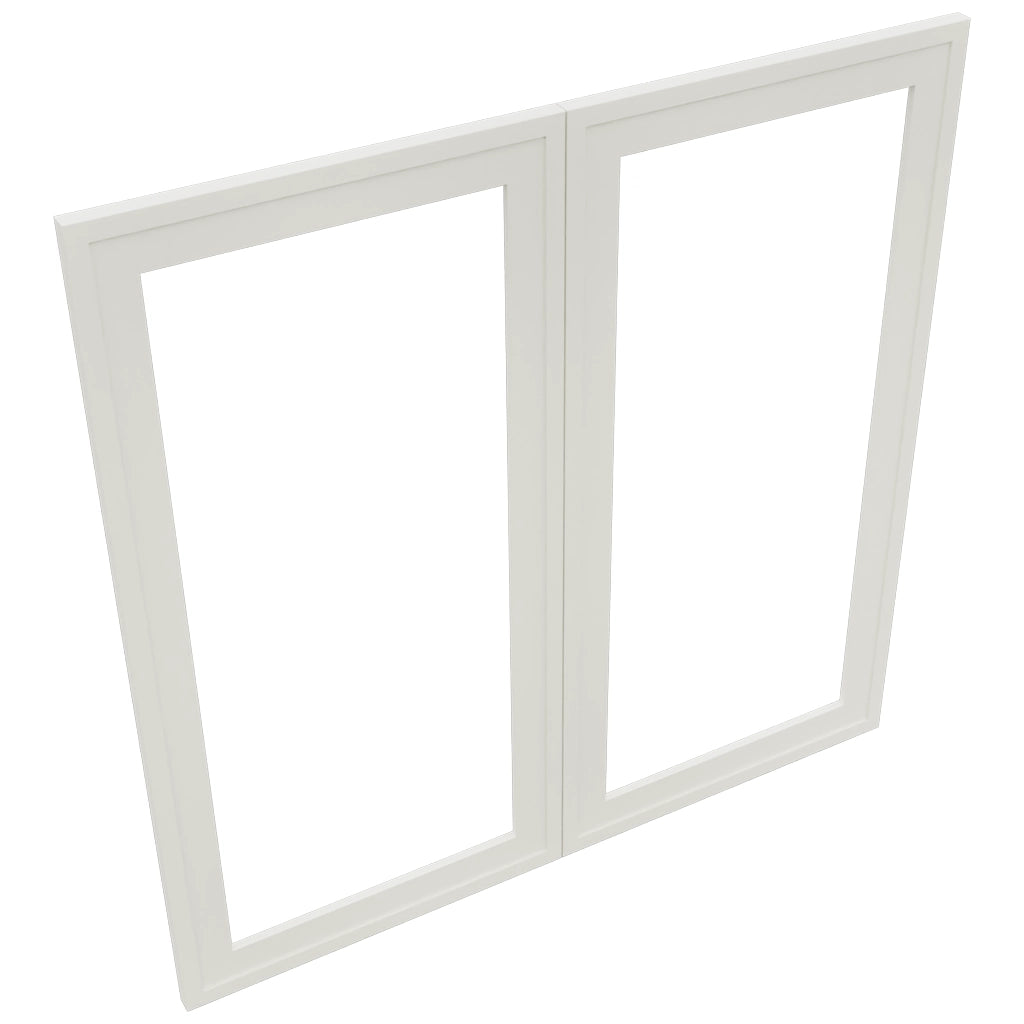 Fabuwood Luna Dove DS DFG3636 Wall Prepped Door, Top View