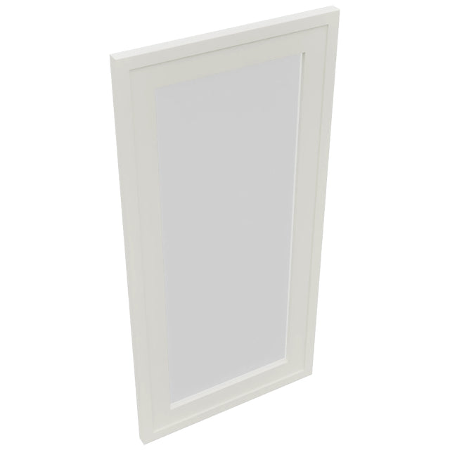 Fabuwood Luna Dove DS GDW1530 Wall Glass Door, Top View