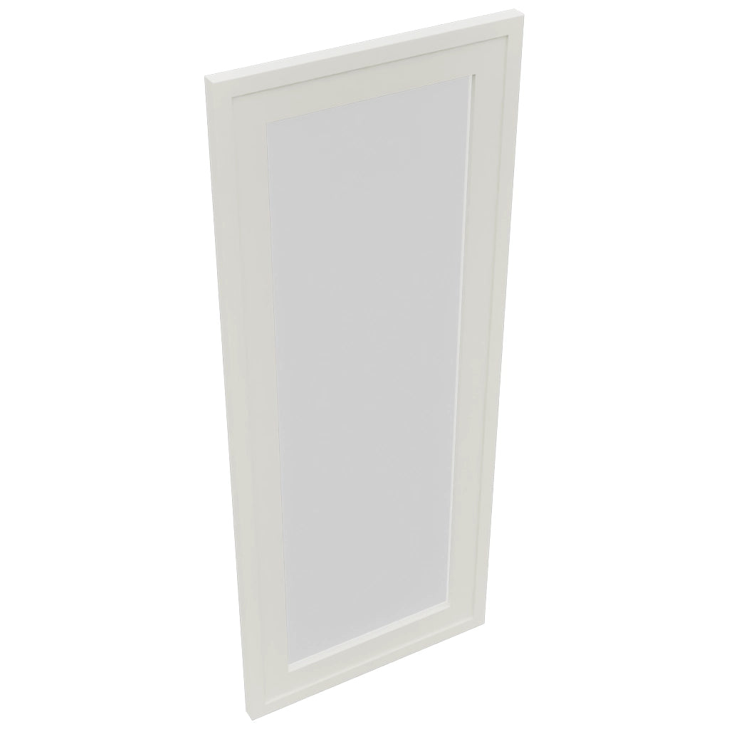 Fabuwood Luna Dove DS GDW1536 Wall Glass Door, Top View
