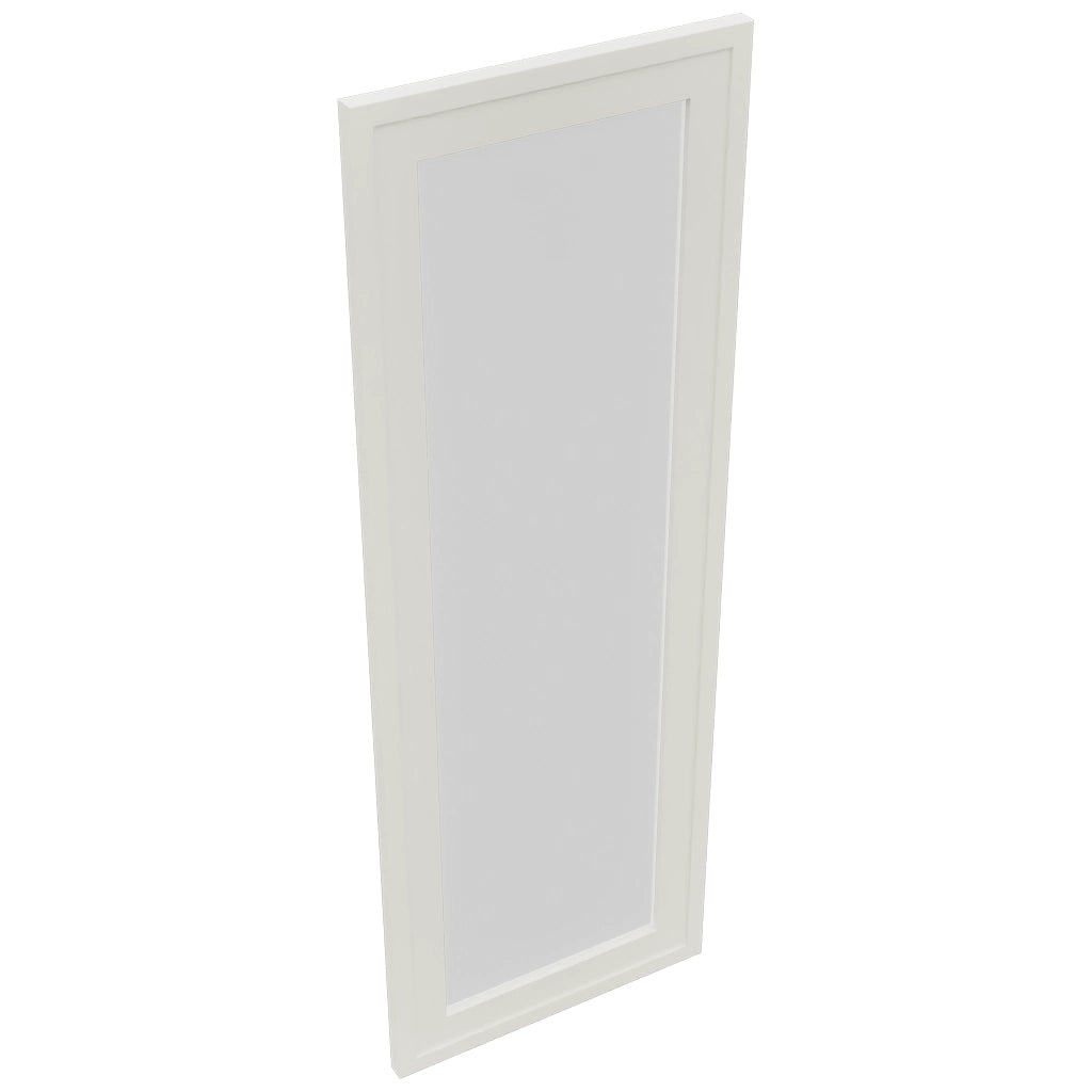 Fabuwood Luna Dove DS GDW1542 Wall Glass Door, Top View