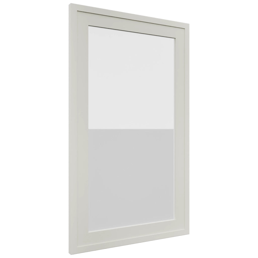 Fabuwood Luna Dove DS GDW1830 Wall Glass Door, Front View
