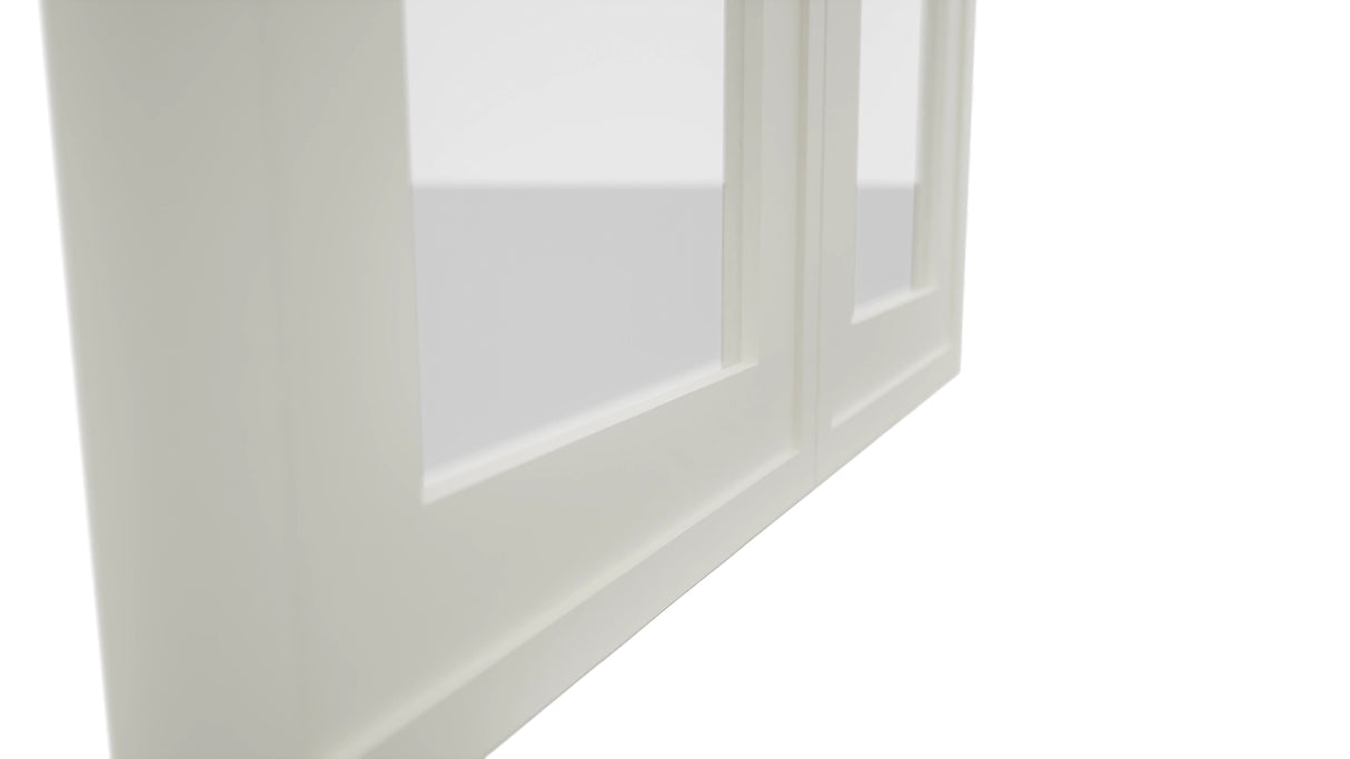 Fabuwood Luna Dove DS GDW2442 Wall Glass Door, Detail View