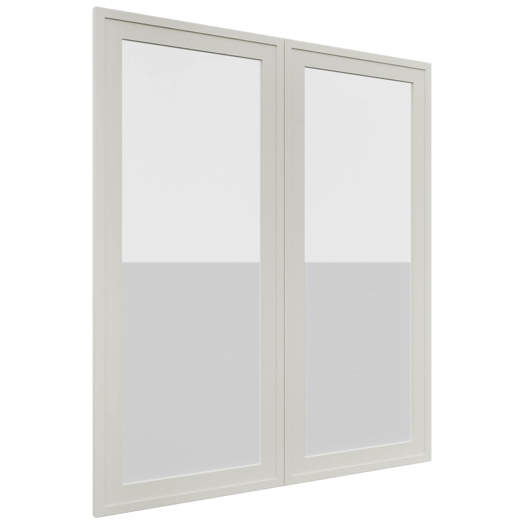 Fabuwood Luna Dove DS GDW3642 Wall Glass Door, Front View