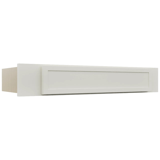Fabuwood Luna Dove KD30 Vanity Desk, Front View