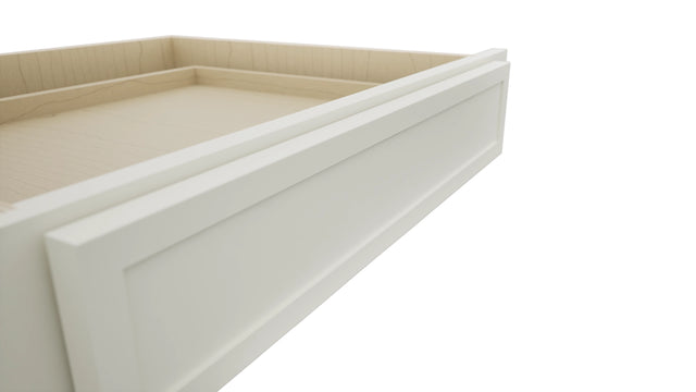 Fabuwood Luna Dove KD30 Vanity Desk, Detail View