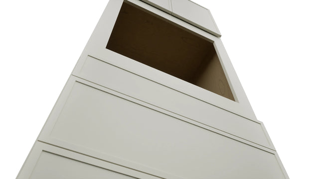Fabuwood Luna Dove OC3396S Tall Oven Cabinet Single, Detail View