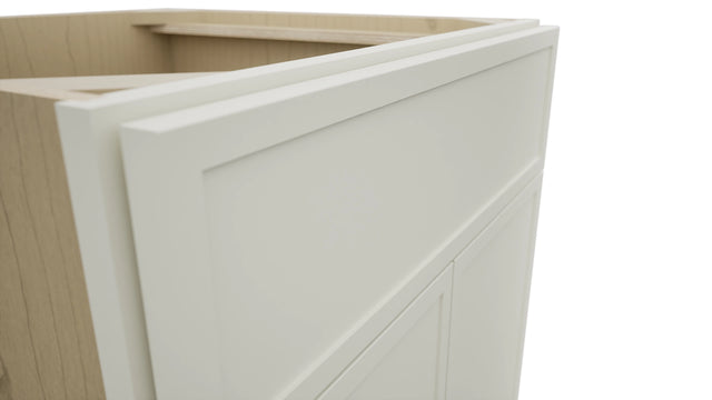 Fabuwood Luna Dove SB24 Base Sink Cabinet, Detail View
