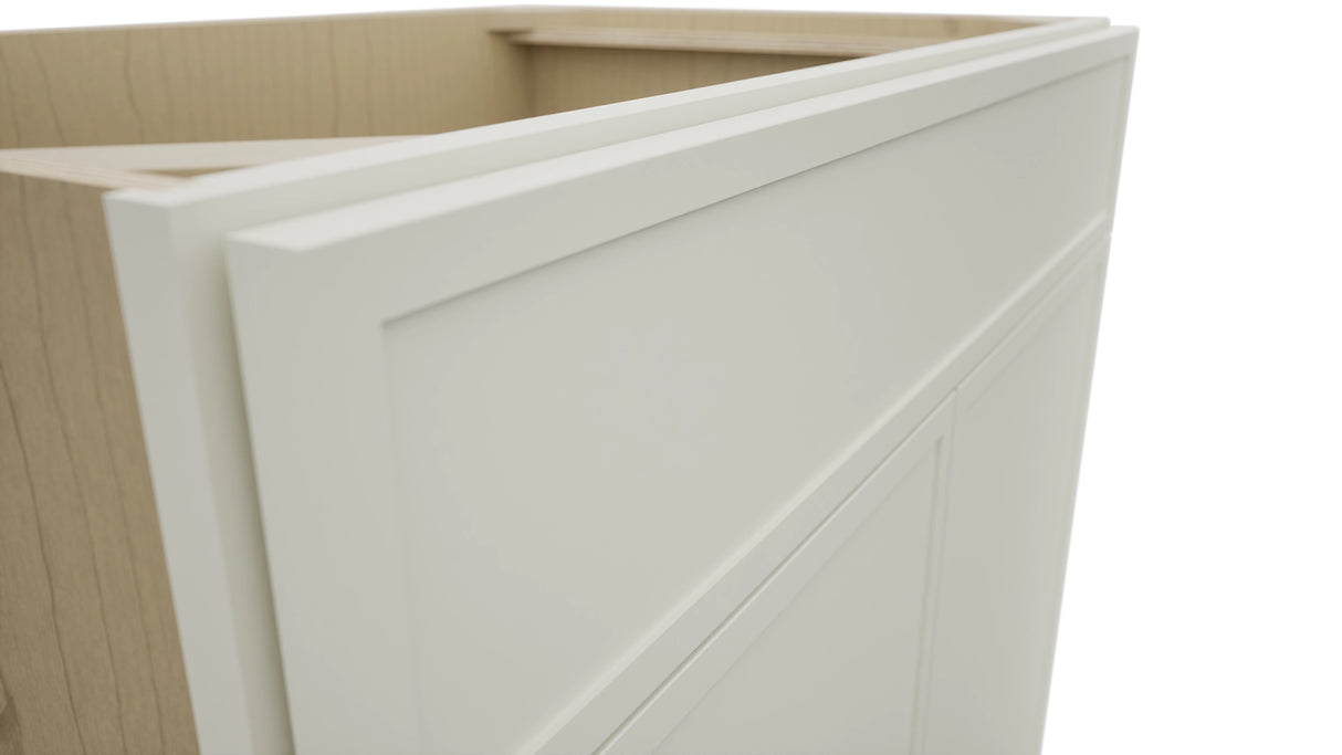 Fabuwood Luna Dove SB36SDF Base Sink Cabinet, Detail View