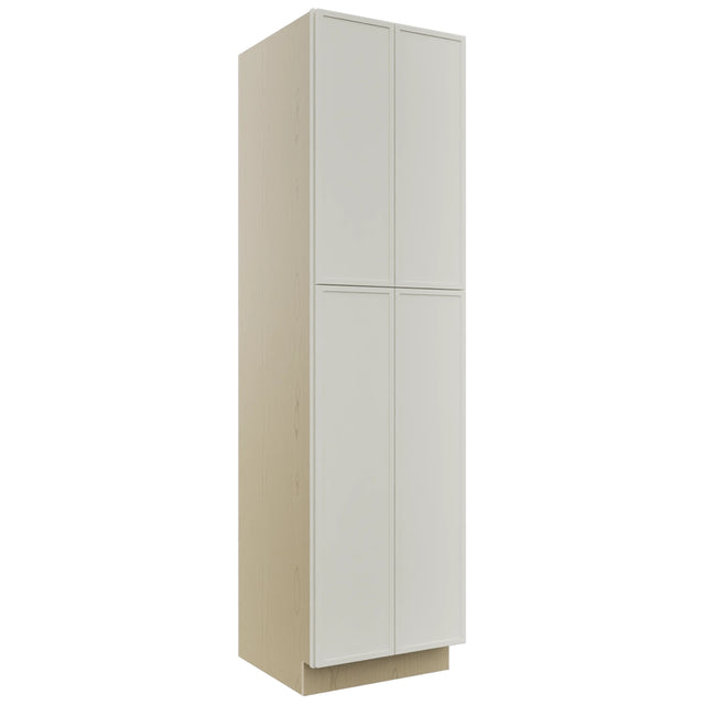 Fabuwood Luna Dove TP242490 Tall Pantry Cabinet, Front View