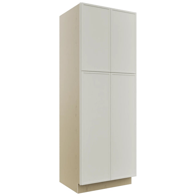 Fabuwood Luna Dove TP302484 Tall Pantry Cabinet, Front View
