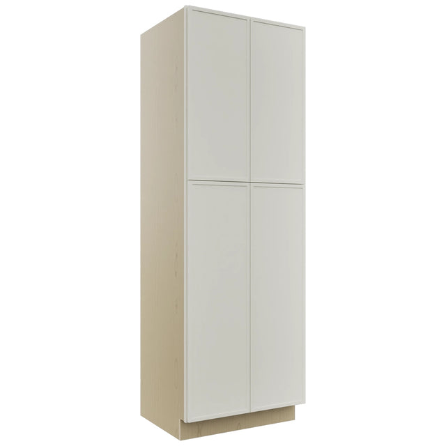 Fabuwood Luna Dove TP302490 Tall Pantry Cabinet, Front View