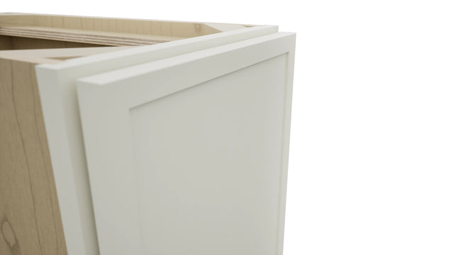 Fabuwood Luna Dove VB12FD Vanity Base Full Height Cabinet, Detail View