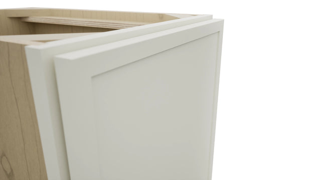 Fabuwood Luna Dove VB15FD Vanity Base Full Height Cabinet, Detail View
