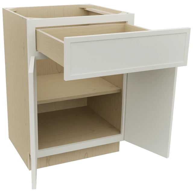 Fabuwood Luna Dove VB24-34 Vanity Base Standard Cabinet, Open View