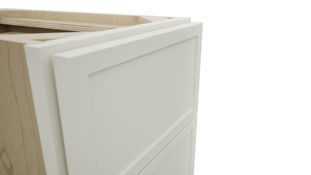 Fabuwood Luna Dove VDB12-34 Vanity Drawer Cabinet, Detail View
