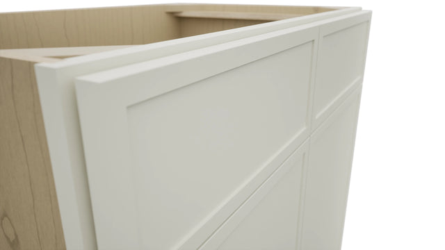 Fabuwood Luna Dove VSB33-34 Vanity Sink Cabinet, Detail View