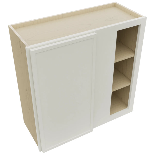 Fabuwood Luna Dove WBC3030 Wall Corner Blind Cabinet, Top View