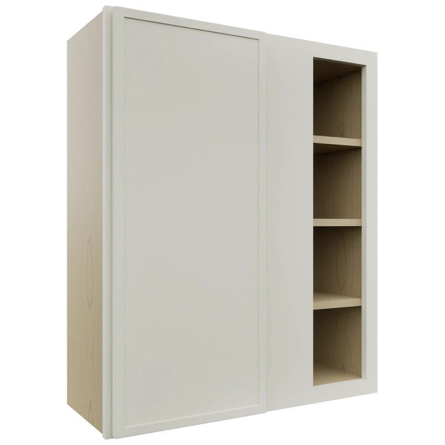 Fabuwood Luna Dove WBC3036 Wall Corner Blind Cabinet, Front View
