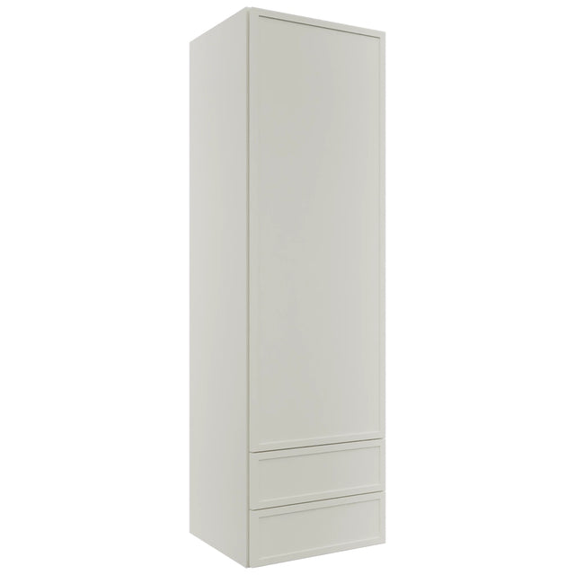 Fabuwood Luna Dove WD1860 Wall Drawer Cabinet, Front View