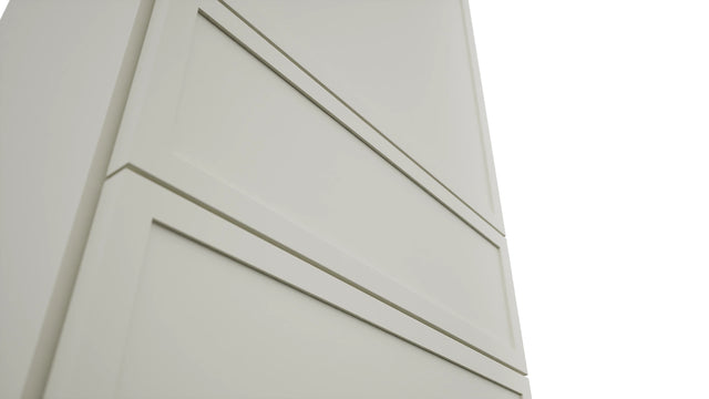 Fabuwood Luna Dove WD1860 Wall Drawer Cabinet, Detail View