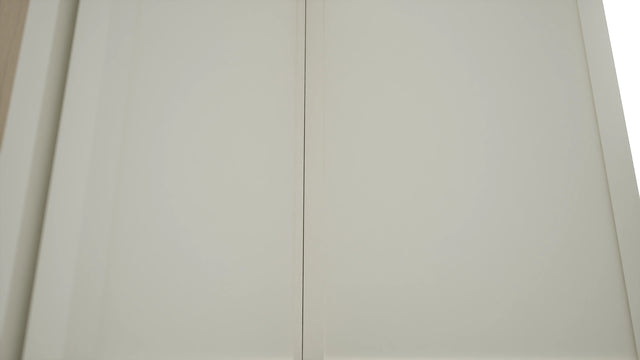 Fabuwood Luna Dove WPC2418 Wall Corner Pie Cabinet, Detail View