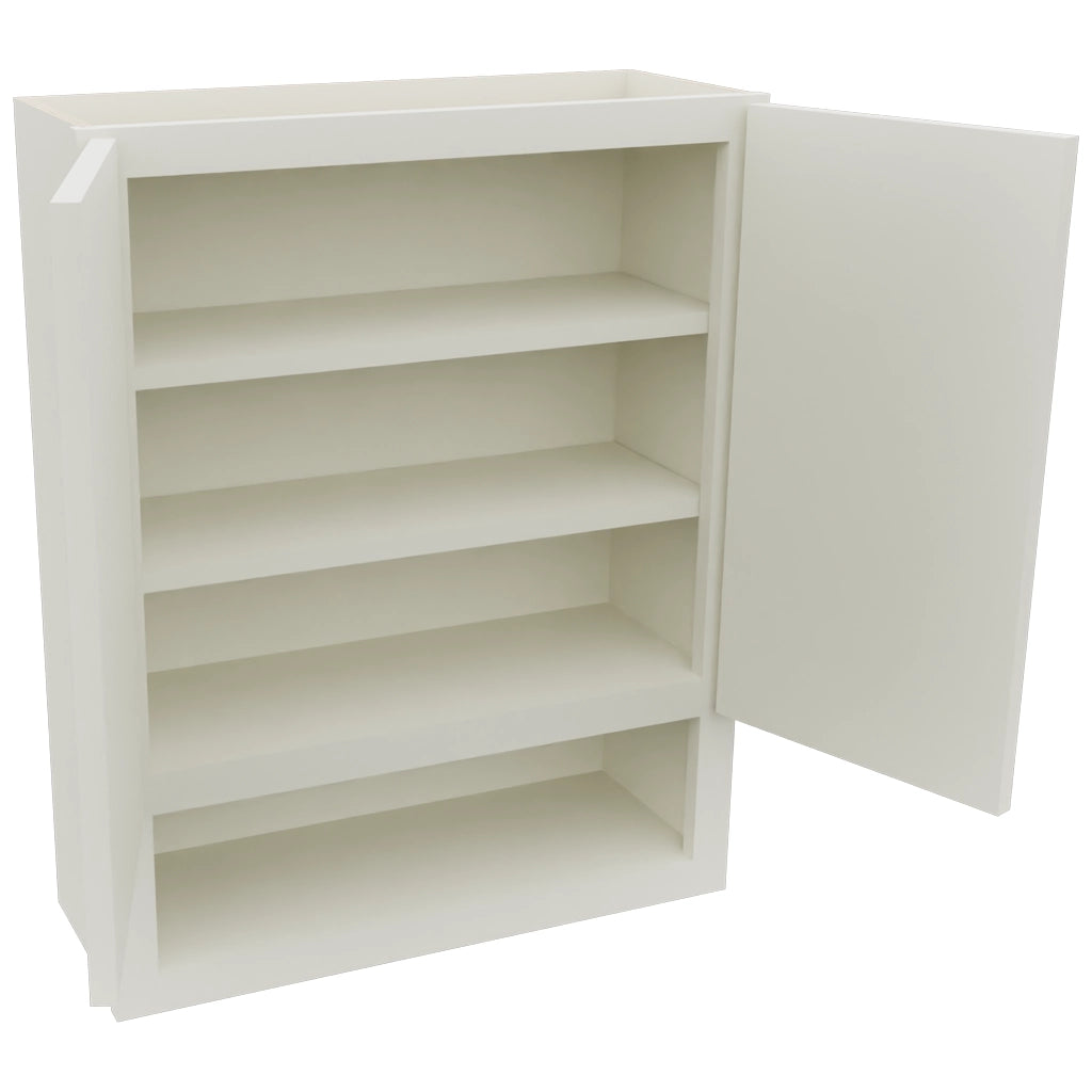 Fabuwood Luna Dove WVS2430 Vanity Wall Storage, Open View