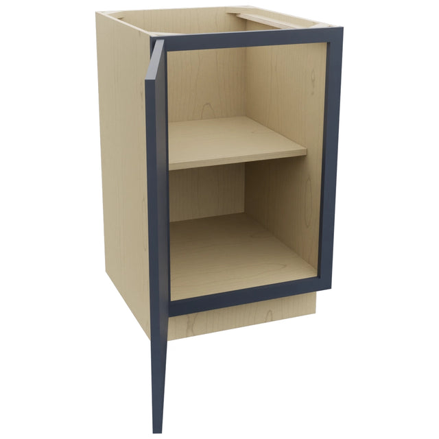 Fabuwood Luna Indigo B21FD Base Full Door Cabinet, Open View