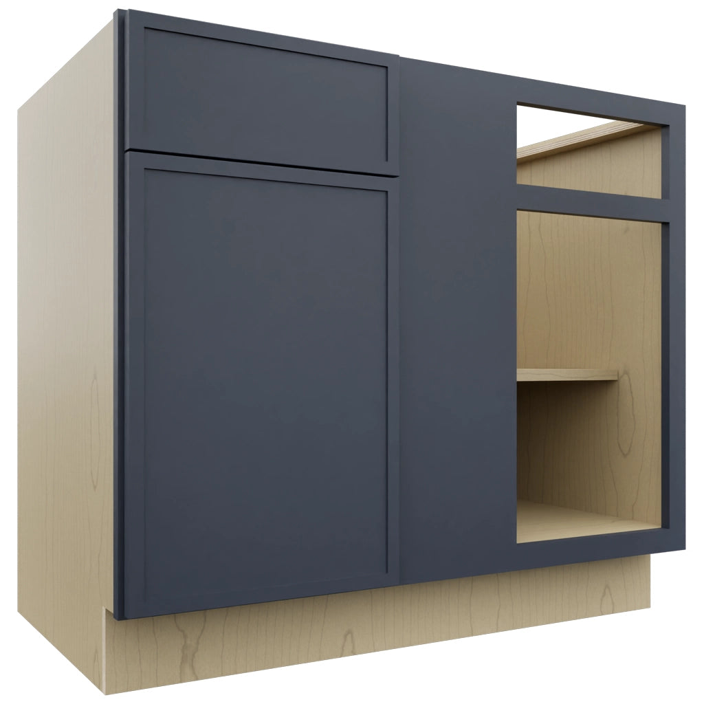 Fabuwood Luna Indigo BLB42/45 Base Corner Blind Cabinet, Front View