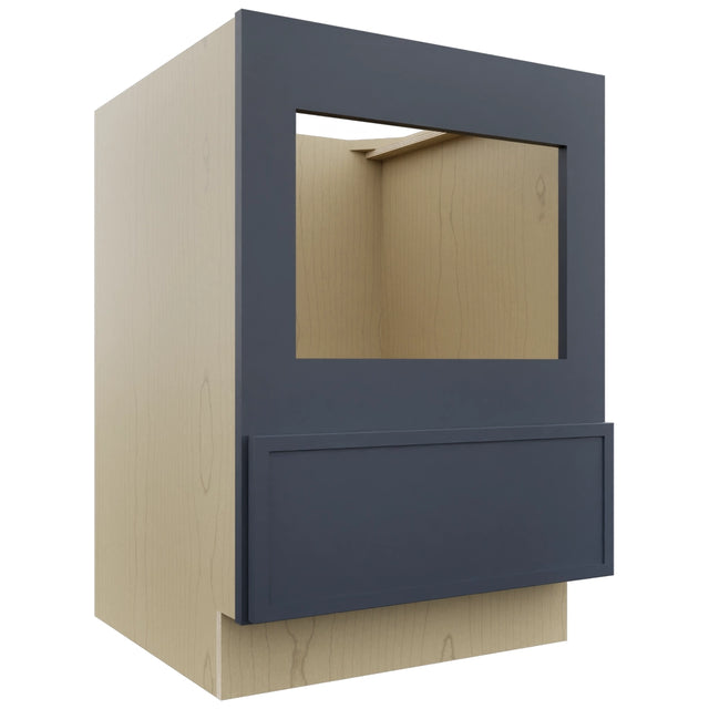 Fabuwood Luna Indigo BMC24 Base Microwave Cabinet, Front View