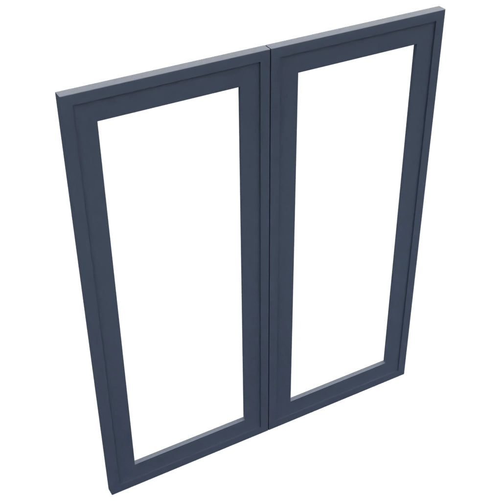 Fabuwood Luna Indigo DS DFG3036 Wall Prepped Door, Top View