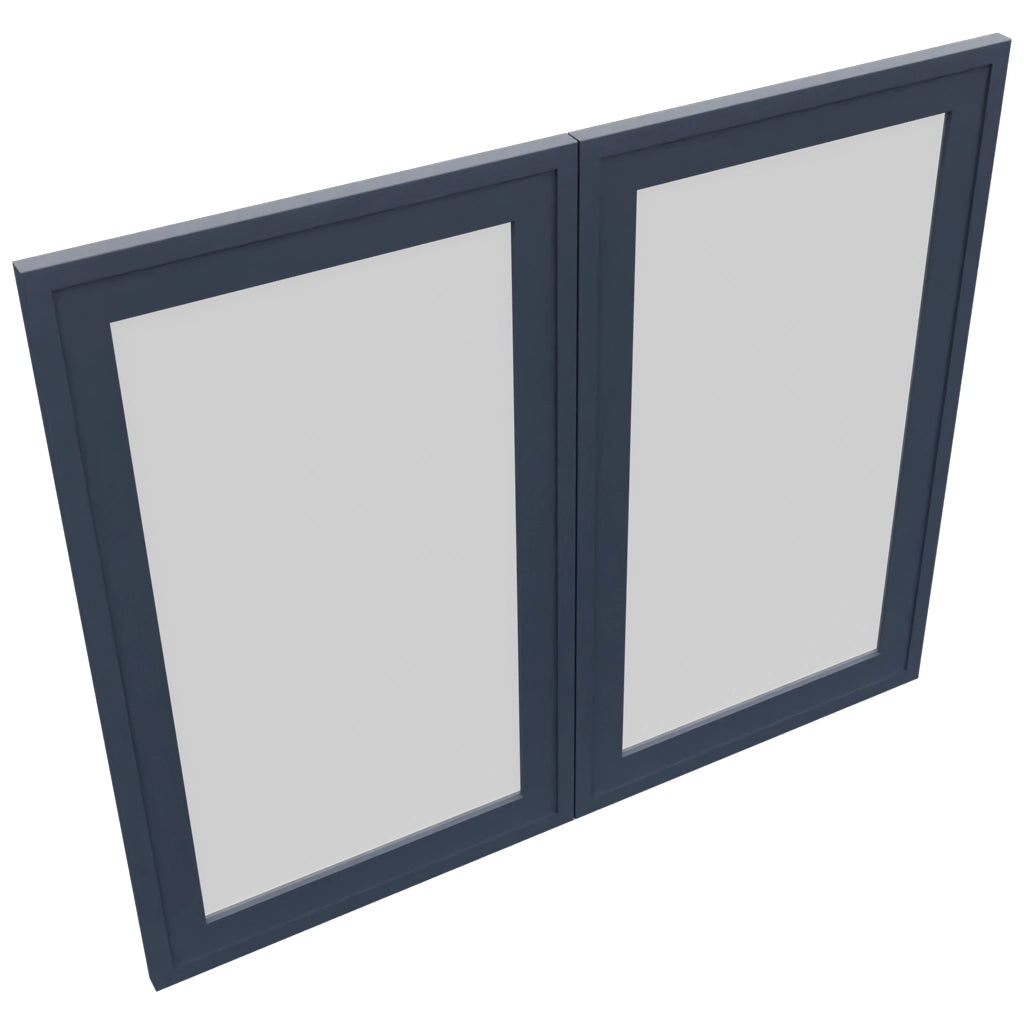 Fabuwood Luna Indigo DS GDW3630 Wall Glass Door, Top View
