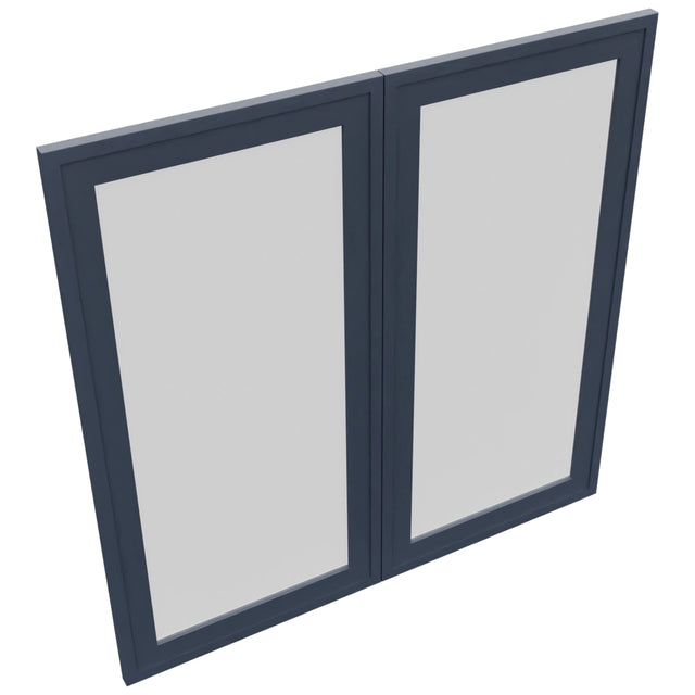 Fabuwood Luna Indigo DS GDW3636 Wall Glass Door, Top View