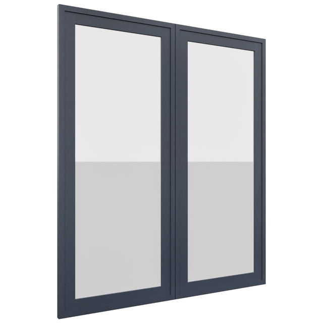 Fabuwood Luna Indigo DS GDW3642 Wall Glass Door, Front View