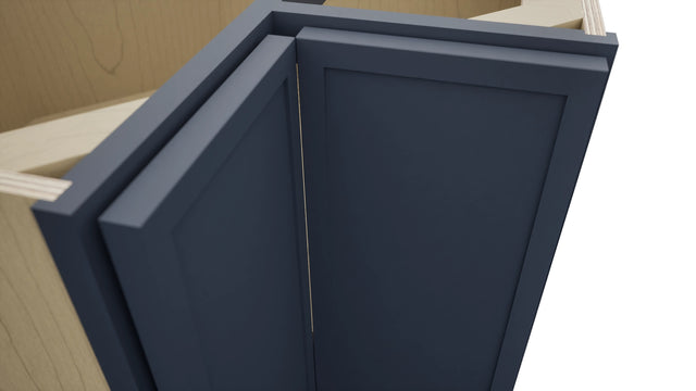 Fabuwood Luna Indigo ERB33 Base Corner Easy Reach Cabinet, Detail View