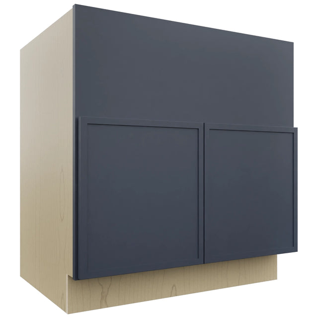 Fabuwood Luna Indigo FS33 Base Farm Sink Cabinet, Front View