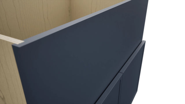 Fabuwood Luna Indigo FS36 Base Farm Sink Cabinet, Detail View