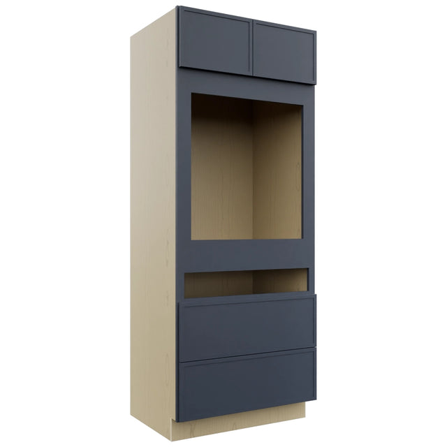 Fabuwood Luna Indigo OC3384C Tall Oven Cabinet Combo, Front View