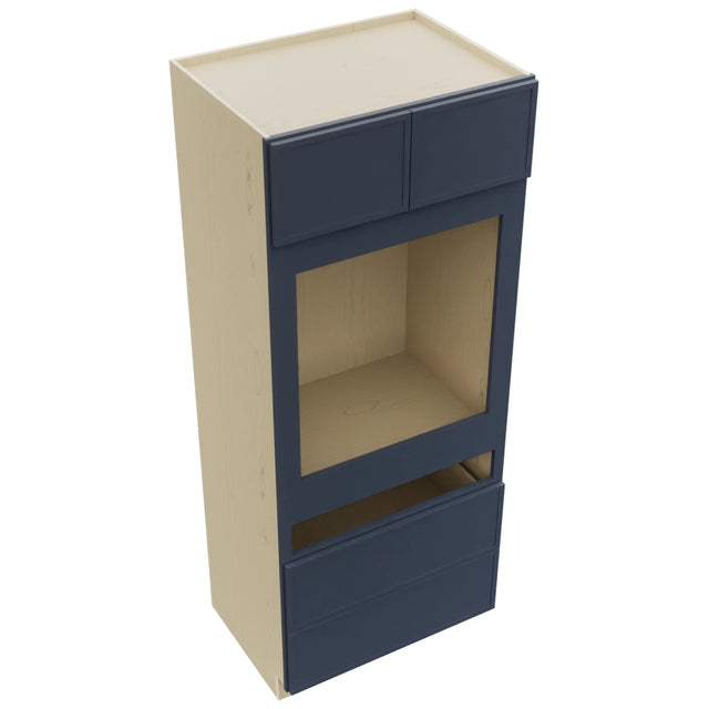 Fabuwood Luna Indigo OC3384C Tall Oven Cabinet Combo, Top View