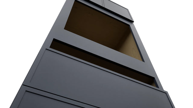 Fabuwood Luna Indigo OC3390C Tall Oven Cabinet Combo, Detail View