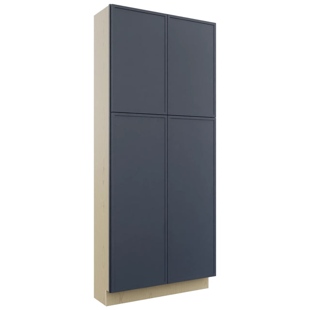Fabuwood Luna Indigo TP361284 Tall Pantry Cabinet, Front View
