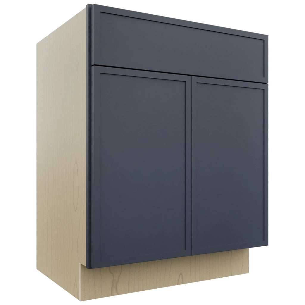 Fabuwood Luna Indigo VB27-34 Vanity Base Standard Cabinet, Front View