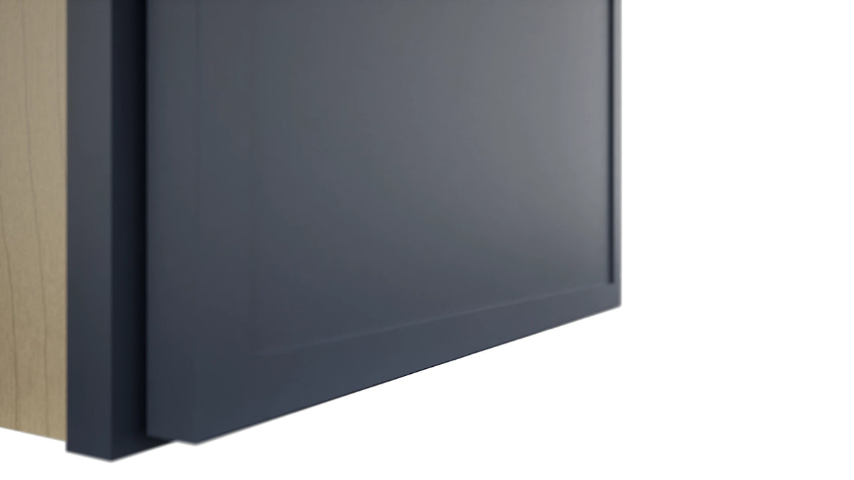 Fabuwood Luna Indigo W1818 Wall Standard Cabinet, Detail View