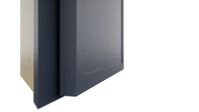 Fabuwood Luna Indigo WAE1236 Wall Angle End Cabinet, Detail View