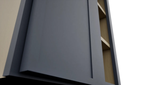 Fabuwood Luna Indigo WBC2430 Wall Corner Blind Cabinet, Detail View