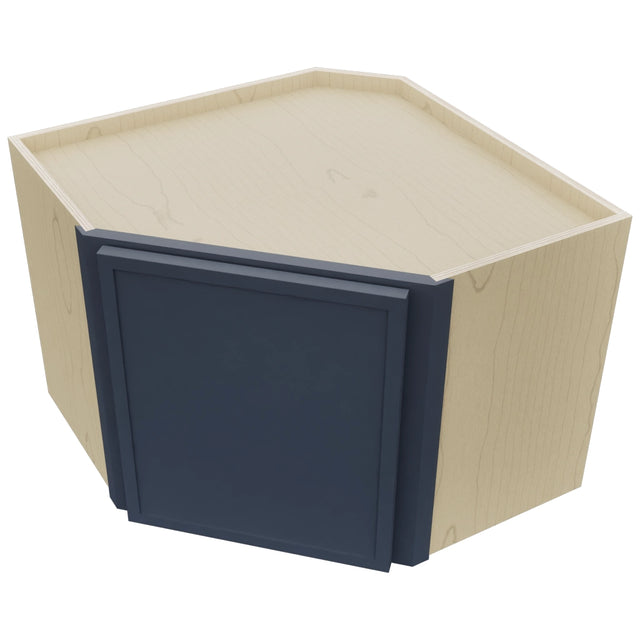 Fabuwood Luna Indigo WDC2418 Wall Corner Diagonal Cabinet, Top View