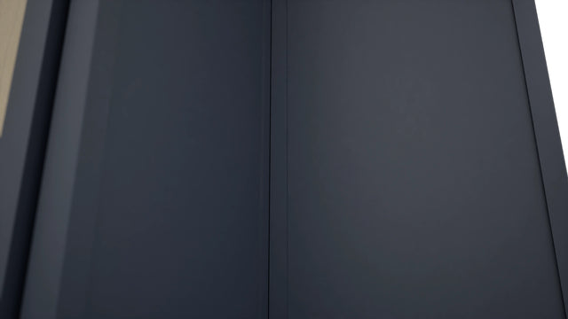 Fabuwood Luna Indigo WPC2436 Wall Corner Pie Cabinet, Detail View