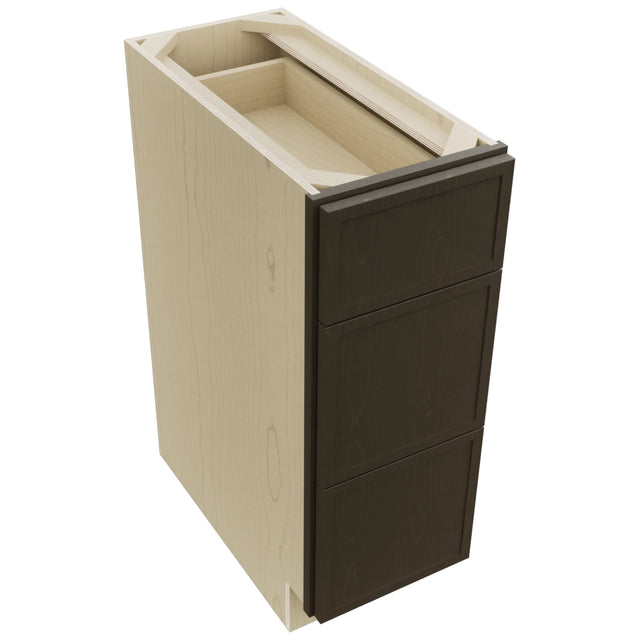 Fabuwood Luna Kona DB12 Base 3 Drawers Cabinet, Top View